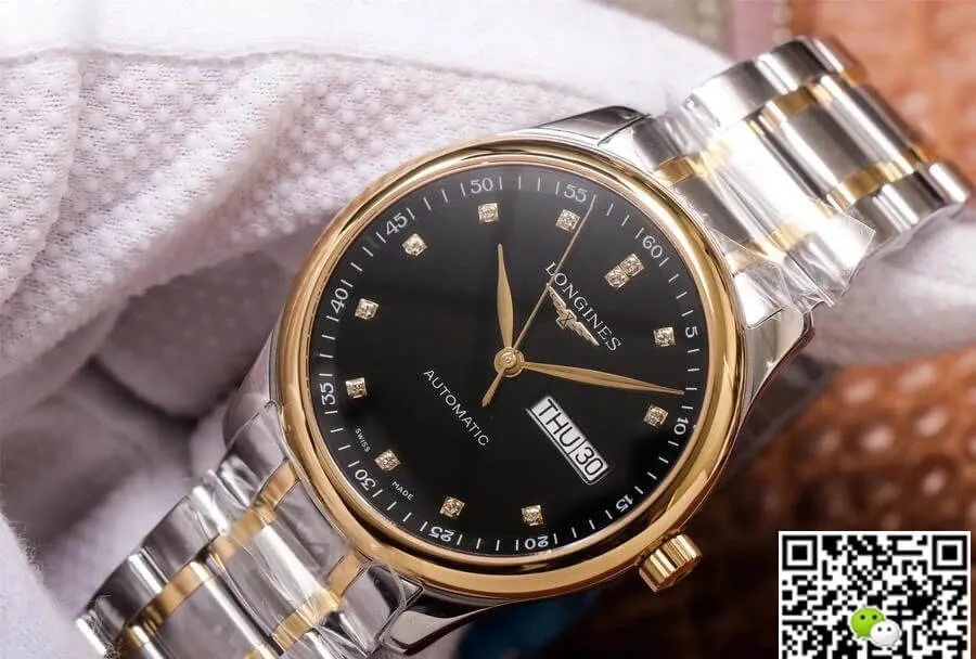 Longines Master Collection L2.755.5.57.7 KY factory 1:1 Best Edition Replica Watch Diamond-Set Bezel